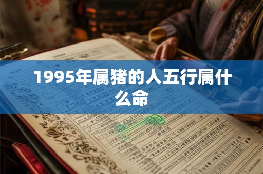 1995年属猪的人五行属什么命