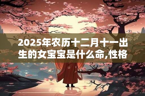 2025年农历十二月十一出生的女宝宝是什么命,性格如何？