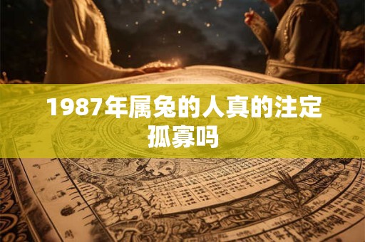1987年属兔的人真的注定孤寡吗