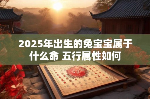 2025年出生的兔宝宝属于什么命 五行属性如何