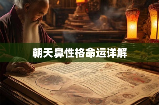 朝天鼻性格命运详解