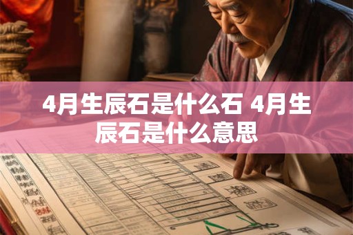 4月生辰石是什么石 4月生辰石是什么意思