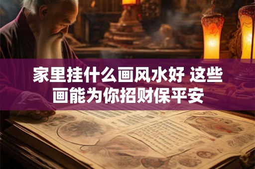 家里挂什么画风水好 这些画能为你招财保平安