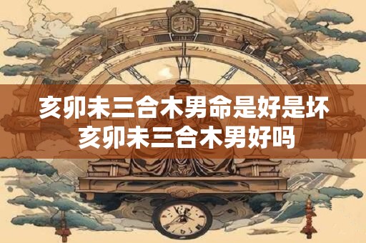 亥卯未三合木男命是好是坏 亥卯未三合木男好吗