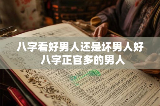 八字看好男人还是坏男人好  八字正官多的男人