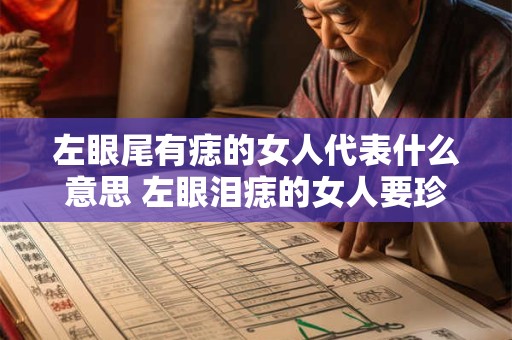 左眼尾有痣的女人代表什么意思 左眼泪痣的女人要珍惜