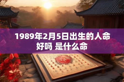 1989年2月5日出生的人命好吗 是什么命