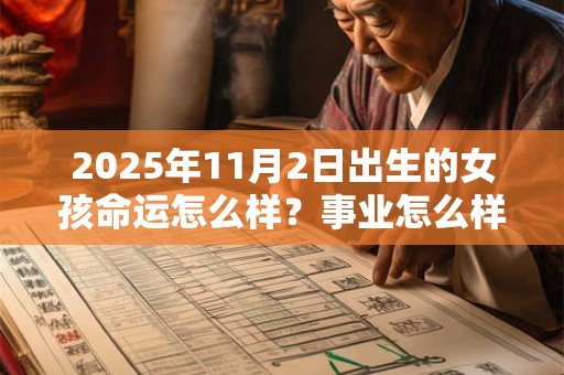 2025年11月2日出生的女孩命运怎么样？事业怎么样？