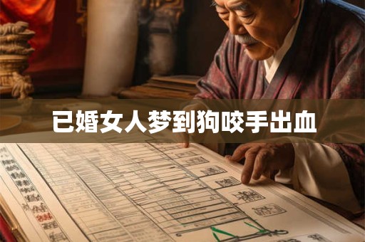已婚女人梦到狗咬手出血