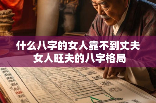 什么八字的女人靠不到丈夫 女人旺夫的八字格局