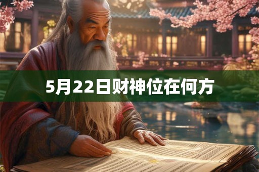 5月22日财神位在何方