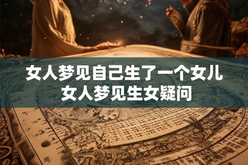 女人梦见自己生了一个女儿 女人梦见生女疑问 女人梦见自己生了一个女儿 女人梦见生女疑问