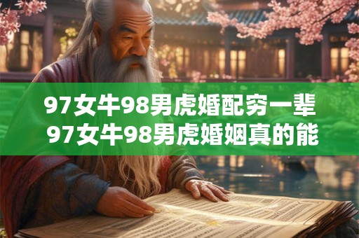 97女牛98男虎婚配穷一辈 97女牛98男虎婚姻真的能带来穷一辈子吗