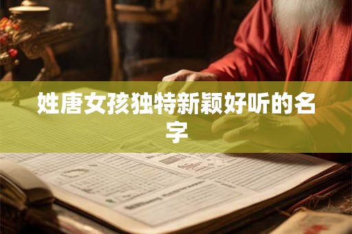 姓唐女孩独特新颖好听的名字