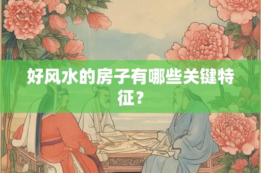好风水的房子有哪些关键特征？
