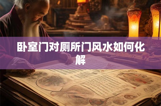 卧室门对厕所门风水如何化解