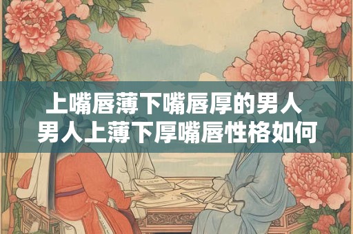 上嘴唇薄下嘴唇厚的男人 男人上薄下厚嘴唇性格如何