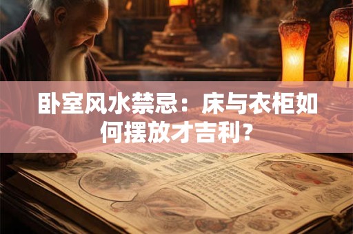 卧室风水禁忌：床与衣柜如何摆放才吉利？