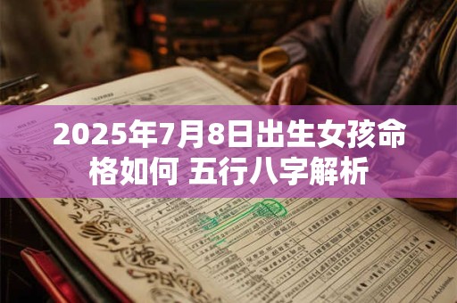 2025年7月8日出生女孩命格如何 五行八字解析