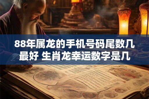 88年属龙的手机号码尾数几最好 生肖龙幸运数字是几