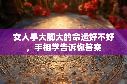 女人手大脚大的命运好不好，手相学告诉你答案