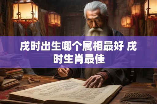 戌时出生哪个属相最好 戌时生肖最佳