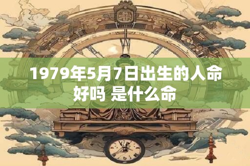 1979年5月7日出生的人命好吗 是什么命