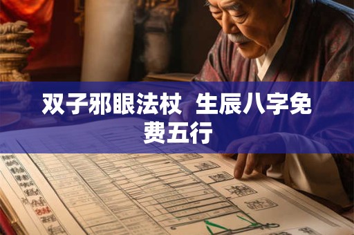 双子邪眼法杖  生辰八字免费五行