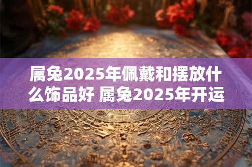 属兔2025年佩戴和摆放什么饰品好 属兔2025年开运吉祥物 属兔2025年佩戴和摆放什么饰品好 属兔2025年开运吉祥物