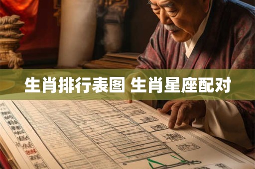 生肖排行表图 生肖星座配对