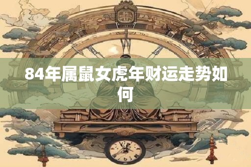 84年属鼠女虎年财运走势如何