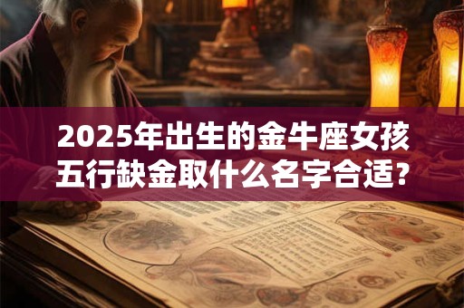 2025年出生的金牛座女孩五行缺金取什么名字合适？