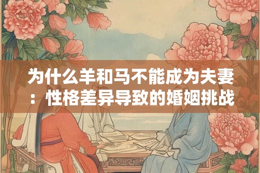 为什么羊和马不能成为夫妻：性格差异导致的婚姻挑战
