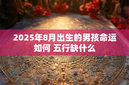 2025年8月出生的男孩命运如何 五行缺什么