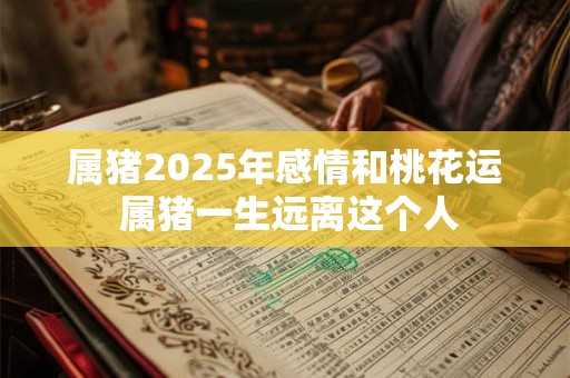 属猪2025年感情和桃花运 属猪一生远离这个人