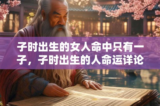 子时出生的女人命中只有一子，子时出生的人命运详论