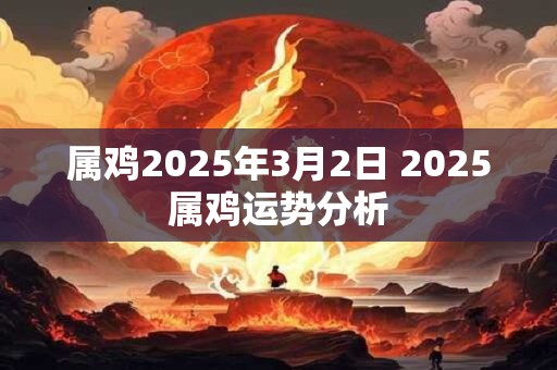 属鸡2025年3月2日 2025属鸡运势分析