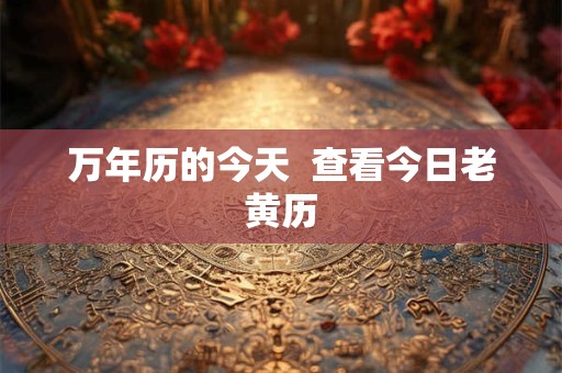 万年历的今天  查看今日老黄历
