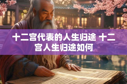 十二宫代表的人生归途 十二宫人生归途如何