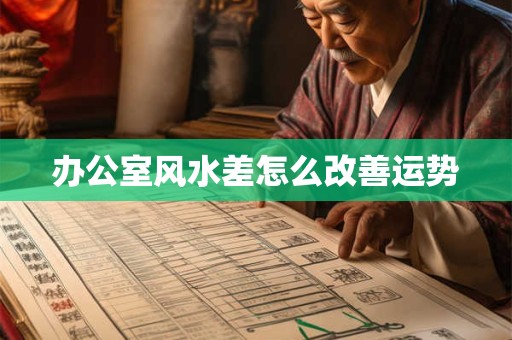 办公室风水差怎么改善运势