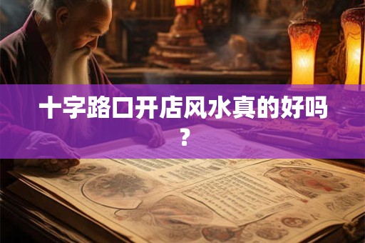 十字路口开店风水真的好吗？