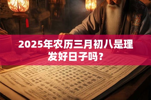 2025年农历三月初八是理发好日子吗？