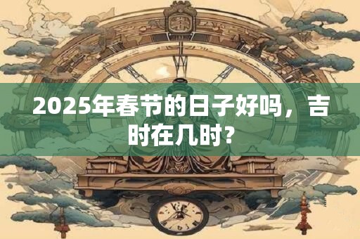 2025年春节的日子好吗，吉时在几时？