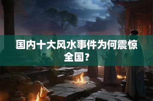 国内十大风水事件为何震惊全国？