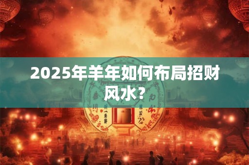 2025年羊年如何布局招财风水？