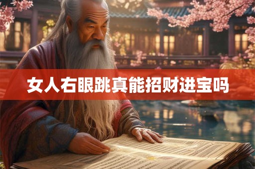 女人右眼跳真能招财进宝吗