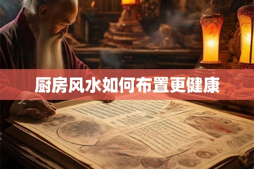 厨房风水如何布置更健康