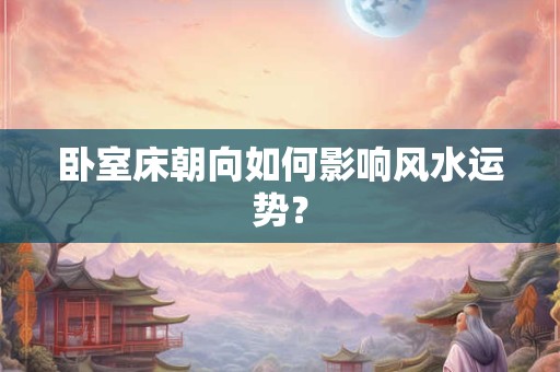卧室床朝向如何影响风水运势？