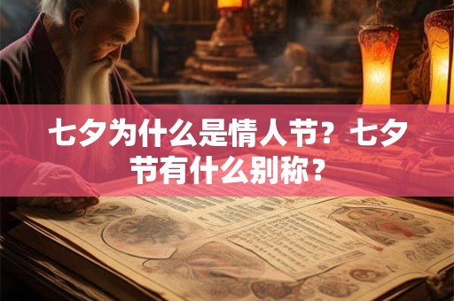 七夕为什么是情人节？七夕节有什么别称？
