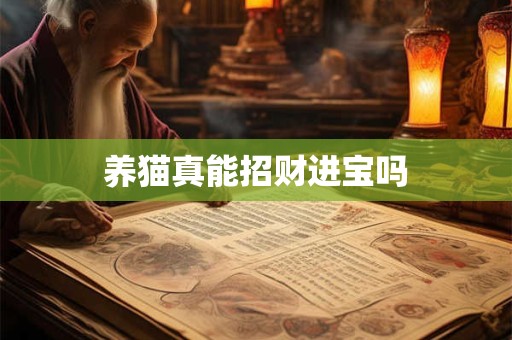 养猫真能招财进宝吗
